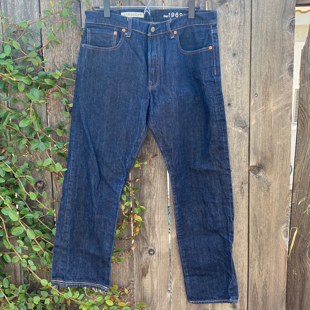 Men’s Gap 34x30 Japanese Selvedge jeans button fly